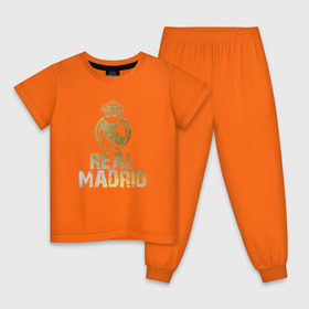 Детская пижама хлопок с принтом Real Madrid в Белгороде, 100% хлопок |  брюки и футболка прямого кроя, без карманов, на брюках мягкая резинка на поясе и по низу штанин
 | real madrid | реал мадрид | спорт | футбол