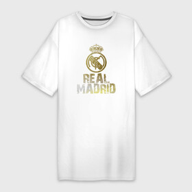 Платье-футболка хлопок с принтом Real Madrid в Белгороде,  |  | real madrid | реал мадрид | спорт | футбол