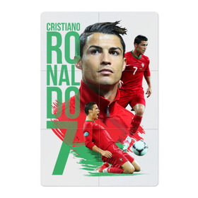 Магнитный плакат 2Х3 с принтом Ronaldo в Белгороде, Полимерный материал с магнитным слоем | 6 деталей размером 9*9 см | роналдо
