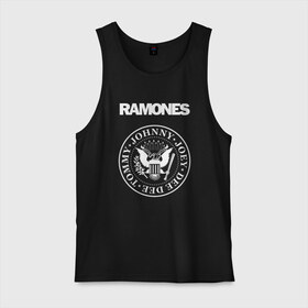 Мужская майка хлопок с принтом Ramones в Белгороде, 100% хлопок |  | joey ramone | punk | ramones | панк | рамонес