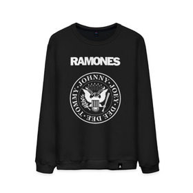 Мужской свитшот хлопок с принтом Ramones в Белгороде, 100% хлопок |  | joey ramone | punk | ramones | панк | рамонес