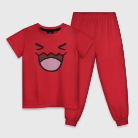 Детская пижама хлопок с принтом Wobbuffet в Белгороде, 100% хлопок |  брюки и футболка прямого кроя, без карманов, на брюках мягкая резинка на поясе и по низу штанин
 | wobbuffet покемон pokemon