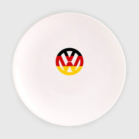 Тарелка 3D с принтом Wolksvagen в Белгороде, фарфор | диаметр - 210 мм
диаметр для нанесения принта - 120 мм | wolksvagen авто фольцваген