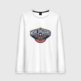 Мужской лонгслив хлопок с принтом NBA NEW ORLEANS PELICANS в Белгороде, 100% хлопок |  | Тематика изображения на принте: nba | nba new orleans pelicans 2015 basketballбаскетбол | new orleans | pelicans