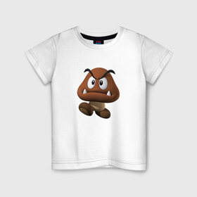 Детская футболка хлопок с принтом GOOMBA Gaming в Белгороде, 100% хлопок | круглый вырез горловины, полуприлегающий силуэт, длина до линии бедер | dota | dota 2 | goomba gaming | logo | дота | лого
