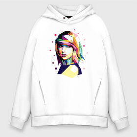 Мужское худи Oversize хлопок с принтом Taylor Swift в Белгороде, френч-терри — 70% хлопок, 30% полиэстер. Мягкий теплый начес внутри —100% хлопок | боковые карманы, эластичные манжеты и нижняя кромка, капюшон на магнитной кнопке | taylor swift | музыка | тэйлор свифт