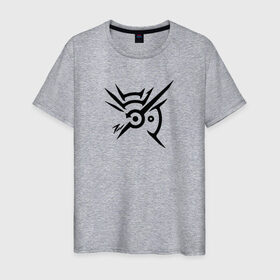 Мужская футболка хлопок с принтом Dishonored в Белгороде, 100% хлопок | прямой крой, круглый вырез горловины, длина до линии бедер, слегка спущенное плечо. | dishonoredсимвол | дизоноред | дисхоноред | знак