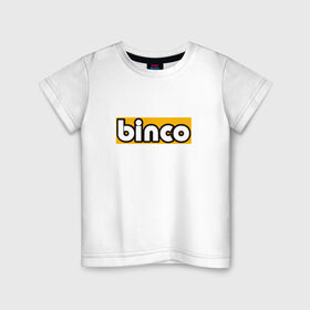 Детская футболка хлопок с принтом Binco в Белгороде, 100% хлопок | круглый вырез горловины, полуприлегающий силуэт, длина до линии бедер | Тематика изображения на принте: binco | gta | gta 5 | gta v | san andreas | гта | игры