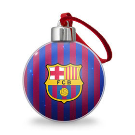 Ёлочный шар с принтом Барселона в Белгороде, Пластик | Диаметр: 77 мм | barcelona | барса | барселона | спорт | фк | футбол