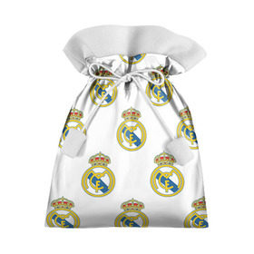 Подарочный 3D мешок с принтом Real Madrid в Белгороде, 100% полиэстер | Размер: 29*39 см | Тематика изображения на принте: real madrid | реал мадрид | спорт | фк | футбол