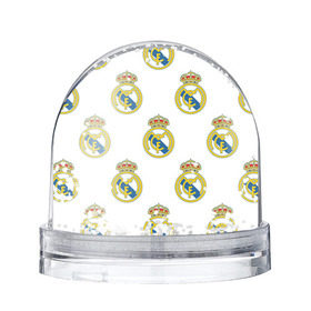 Снежный шар с принтом Real Madrid в Белгороде, Пластик | Изображение внутри шара печатается на глянцевой фотобумаге с двух сторон | real madrid | реал мадрид | спорт | фк | футбол