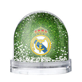 Снежный шар с принтом Real Madrid в Белгороде, Пластик | Изображение внутри шара печатается на глянцевой фотобумаге с двух сторон | real madrid | реал мадрид | спорт | фк | футбол