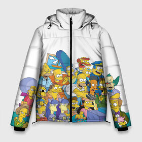 Мужская зимняя куртка 3D с принтом Симпсоны в Белгороде, верх — 100% полиэстер; подкладка — 100% полиэстер; утеплитель — 100% полиэстер | длина ниже бедра, свободный силуэт Оверсайз. Есть воротник-стойка, отстегивающийся капюшон и ветрозащитная планка. 

Боковые карманы с листочкой на кнопках и внутренний карман на молнии. | гомер