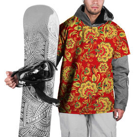 Накидка на куртку 3D с принтом Хохлома в Белгороде, 100% полиэстер |  | Тематика изображения на принте: роспись | узор