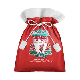 Подарочный 3D мешок с принтом Liverpool в Белгороде, 100% полиэстер | Размер: 29*39 см | ливерпуль
