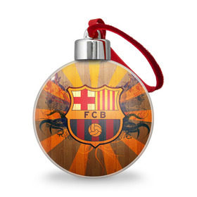 Ёлочный шар с принтом Barcelona в Белгороде, Пластик | Диаметр: 77 мм | barcelona | барса | барселона | спорт | футбол