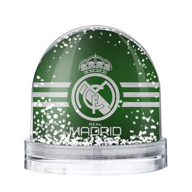 Снежный шар с принтом Real Madrid в Белгороде, Пластик | Изображение внутри шара печатается на глянцевой фотобумаге с двух сторон | real madrid | реал мадрид | спорт | футбол