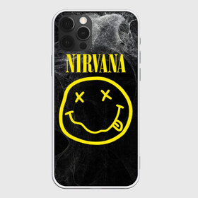 Чехол для iPhone 12 Pro Max с принтом Nirvana в Белгороде, Силикон |  | Тематика изображения на принте: cobain | curt | nirvana | rock | smile | кобейн | курт | рок | смайл