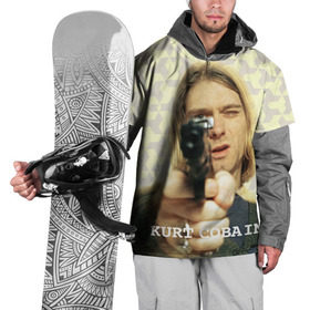Накидка на куртку 3D с принтом Nirvana в Белгороде, 100% полиэстер |  | Тематика изображения на принте: cobain | curt | nirvana | rock | кобейн | курт | рок
