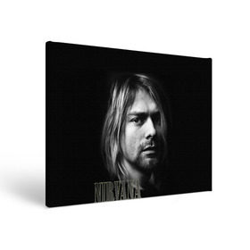 Холст прямоугольный с принтом Nirvana в Белгороде, 100% ПВХ |  | Тематика изображения на принте: cobain | curt | nirvana | rock | кобейн | курт | рок