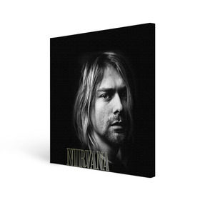 Холст квадратный с принтом Nirvana в Белгороде, 100% ПВХ |  | cobain | curt | nirvana | rock | кобейн | курт | рок