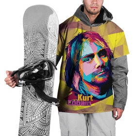 Накидка на куртку 3D с принтом Nirvana в Белгороде, 100% полиэстер |  | Тематика изображения на принте: cobain | curt | nirvana | rock | абстракт | кобейн | курт | рок