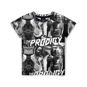 Детская футболка 3D с принтом The Prodigy в Белгороде, 100% гипоаллергенный полиэфир | прямой крой, круглый вырез горловины, длина до линии бедер, чуть спущенное плечо, ткань немного тянется | лиса