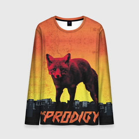 Мужской лонгслив 3D с принтом The Prodigy в Белгороде, 100% полиэстер | длинные рукава, круглый вырез горловины, полуприлегающий силуэт | лиса