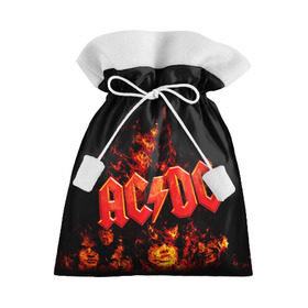 Подарочный 3D мешок с принтом AC/DC в Белгороде, 100% полиэстер | Размер: 29*39 см | Тематика изображения на принте: ac dc | acdc | rock | рок | эйсидиси