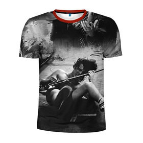 Мужская футболка 3D спортивная с принтом AC/DC в Белгороде, 100% полиэстер с улучшенными характеристиками | приталенный силуэт, круглая горловина, широкие плечи, сужается к линии бедра | ac dc | acdc | rock | рок | эйсидиси