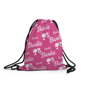 Рюкзак-мешок 3D с принтом Barbie в Белгороде, 100% полиэстер | плотность ткани — 200 г/м2, размер — 35 х 45 см; лямки — толстые шнурки, застежка на шнуровке, без карманов и подкладки | barbie | барби | кукла