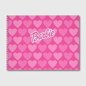 Альбом для рисования с принтом Barbie в Белгороде, 100% бумага
 | матовая бумага, плотность 200 мг. | Тематика изображения на принте: barbie | барби | кукла