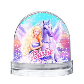 Снежный шар с принтом Barbie в Белгороде, Пластик | Изображение внутри шара печатается на глянцевой фотобумаге с двух сторон | barbie | барби | кукла