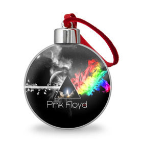 Ёлочный шар с принтом Pink Floyd в Белгороде, Пластик | Диаметр: 77 мм | pink floyd | rock | рок