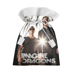 Подарочный 3D мешок с принтом Imagine Dragons в Белгороде, 100% полиэстер | Размер: 29*39 см | Тематика изображения на принте: imagine dragons
