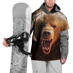 Накидка на куртку 3D с принтом Медведь в Белгороде, 100% полиэстер |  | Тематика изображения на принте: медведь | мишка