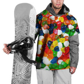 Накидка на куртку 3D с принтом Мармелад в Белгороде, 100% полиэстер |  | Тематика изображения на принте: вкусности | конфеты | мармелад | сладости