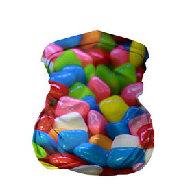 Бандана-труба 3D с принтом Конфетки в Белгороде, 100% полиэстер, ткань с особыми свойствами — Activecool | плотность 150‒180 г/м2; хорошо тянется, но сохраняет форму | вкусности | конфеты | мармелад | сладости