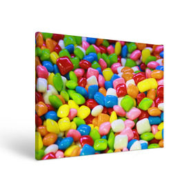 Холст прямоугольный с принтом Конфетки в Белгороде, 100% ПВХ |  | Тематика изображения на принте: вкусности | конфеты | мармелад | сладости