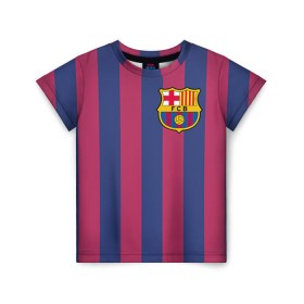 Детская футболка 3D с принтом Suarez в Белгороде, 100% гипоаллергенный полиэфир | прямой крой, круглый вырез горловины, длина до линии бедер, чуть спущенное плечо, ткань немного тянется | Тематика изображения на принте: barcelona | suarez | барка | барселона | суарес | фк | футбол