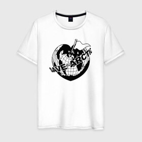 Мужская футболка хлопок с принтом Save the arctic в Белгороде, 100% хлопок | прямой крой, круглый вырез горловины, длина до линии бедер, слегка спущенное плечо. | arctic | save | арктика
