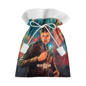 Подарочный 3D мешок с принтом Доктор кто в Белгороде, 100% полиэстер | Размер: 29*39 см | Тематика изображения на принте: doctor who | доктор кто | сериал