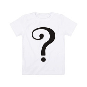 Детская футболка хлопок с принтом Classic TV Riddler в Белгороде, 100% хлопок | круглый вырез горловины, полуприлегающий силуэт, длина до линии бедер | dc | riddler | загадочник | супергерой