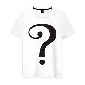 Мужская футболка хлопок с принтом Classic TV Riddler в Белгороде, 100% хлопок | прямой крой, круглый вырез горловины, длина до линии бедер, слегка спущенное плечо. | Тематика изображения на принте: dc | riddler | загадочник | супергерой