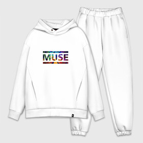 Мужской костюм хлопок OVERSIZE с принтом Muse colour в Белгороде,  |  | muse