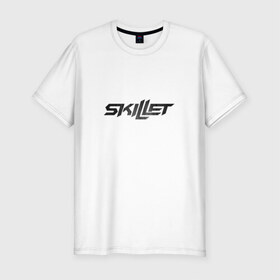 Мужская футболка премиум с принтом Skillet asphalt colour в Белгороде, 92% хлопок, 8% лайкра | приталенный силуэт, круглый вырез ворота, длина до линии бедра, короткий рукав | 