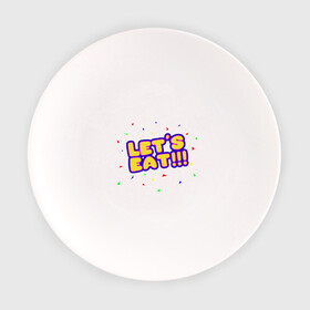 Тарелка с принтом Слюнявчик FNAF - [Let`s Eat!] в Белгороде, фарфор | диаметр - 210 мм
диаметр для нанесения принта - 120 мм | chica the chiken | lets eat | слюнявчик 