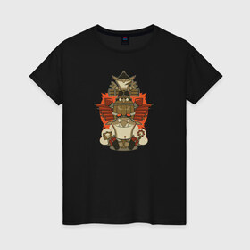 Женская футболка хлопок с принтом Techies Totem в Белгороде, 100% хлопок | прямой крой, круглый вырез горловины, длина до линии бедер, слегка спущенное плечо | bomb | dota2 | ti5 designtechies | totem