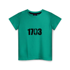 Детская футболка хлопок с принтом 1703 в Белгороде, 100% хлопок | круглый вырез горловины, полуприлегающий силуэт, длина до линии бедер | петербург | санкт | санкт петербург