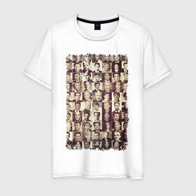 Мужская футболка хлопок с принтом Звёзды кино (3) в Белгороде, 100% хлопок | прямой крой, круглый вырез горловины, длина до линии бедер, слегка спущенное плечо. | hollywood | голливуд | кинозвёзды